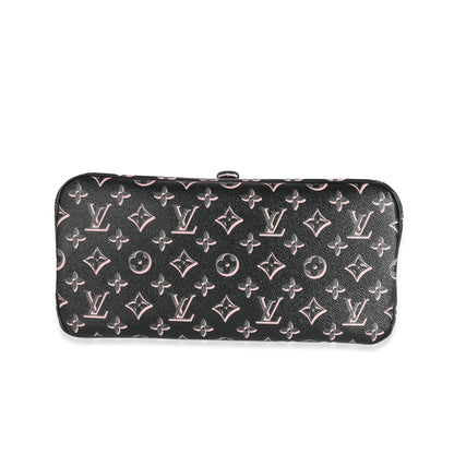 Louis Vuitton Black Pink Monogram Canvas Fall For You Neverfull MM