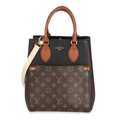 Louis Vuitton Monogram Canvas Calfskin Fold Tote MM