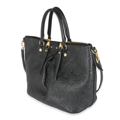 Louis Vuitton Black Empreinte Mazarine MM