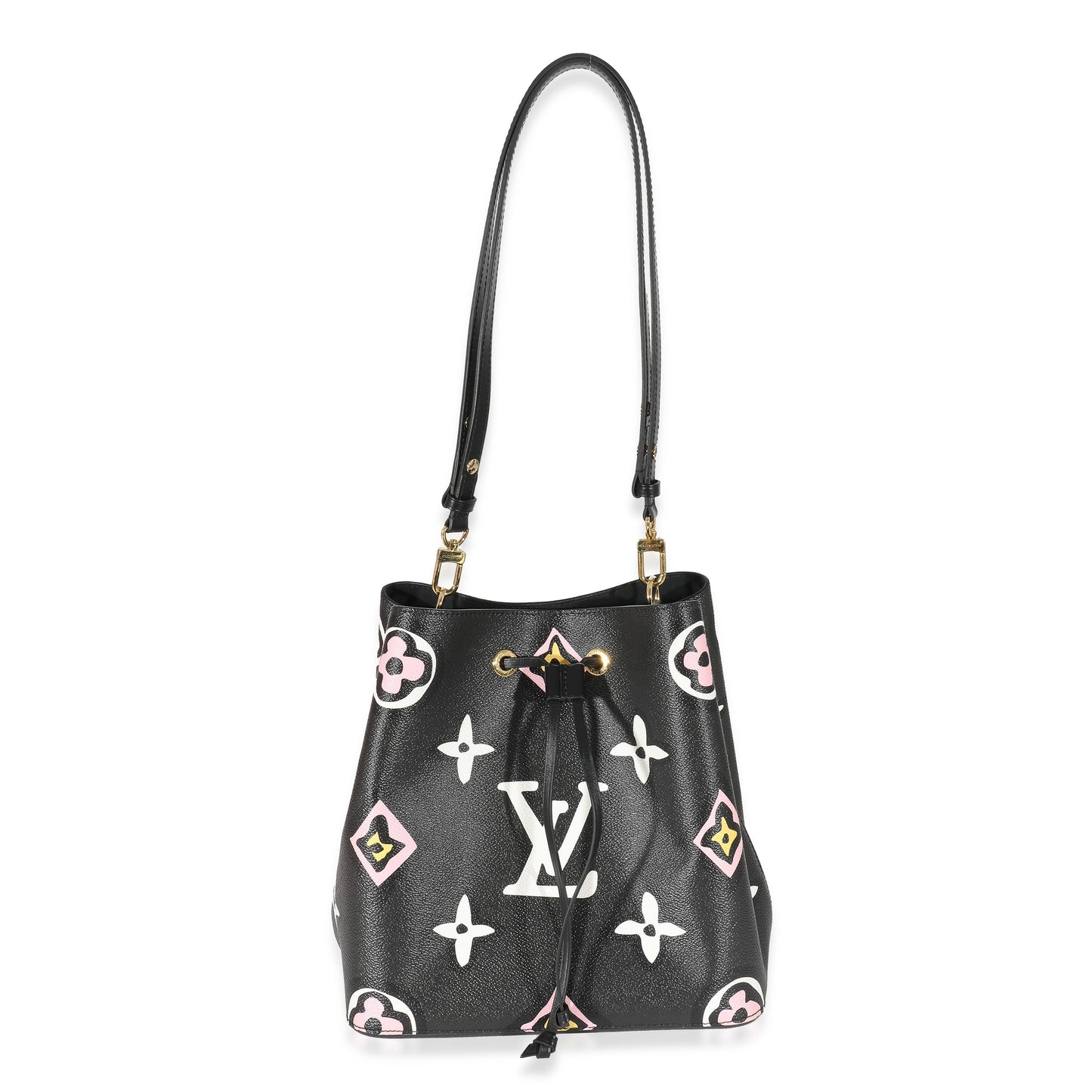 Louis Vuitton Black Monogram Giant Wild At Heart Canvas NéoNoé MM