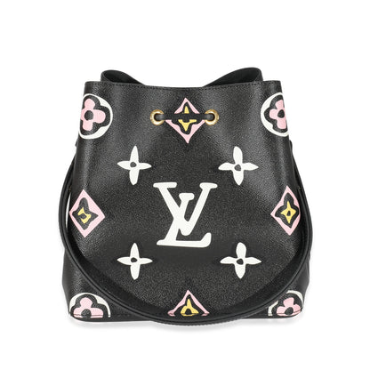 Louis Vuitton Black Monogram Giant Wild At Heart Canvas NéoNoé MM