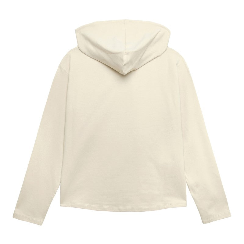 Prada Ivory Hooded Sweatshirt Women