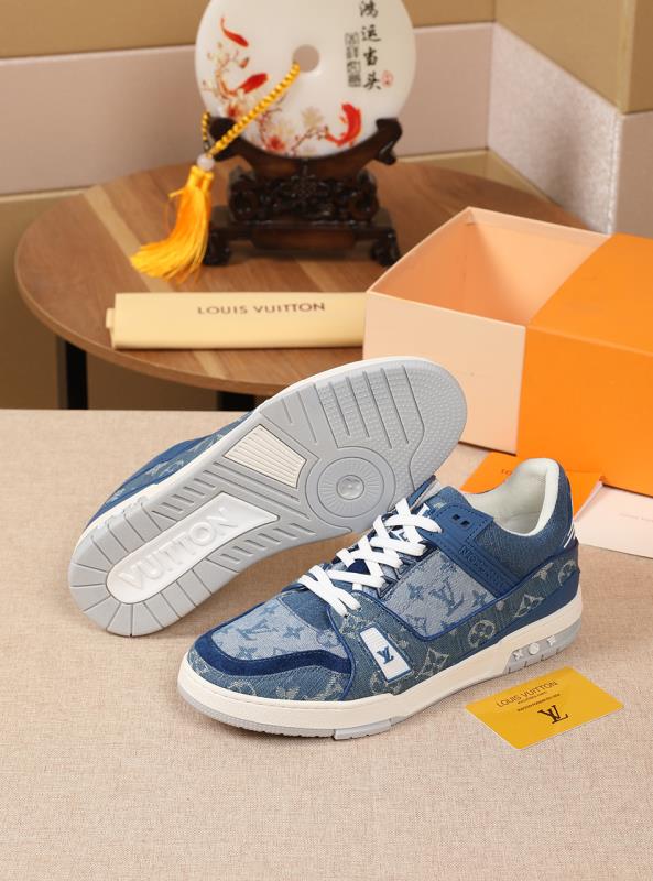 The Bags Vibe - Louis Vuitton Traners Vert Blue Sneaker