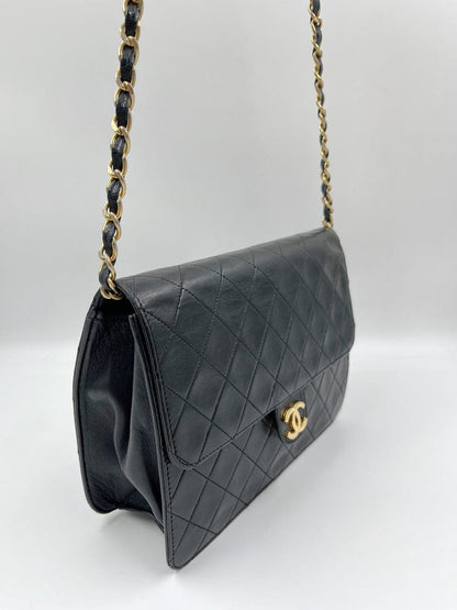 Vintage Black Chanel Flap Bag