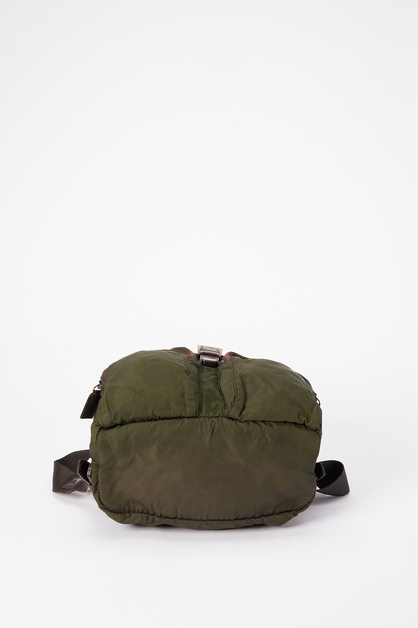 Prada Khaki Nylon Backpack