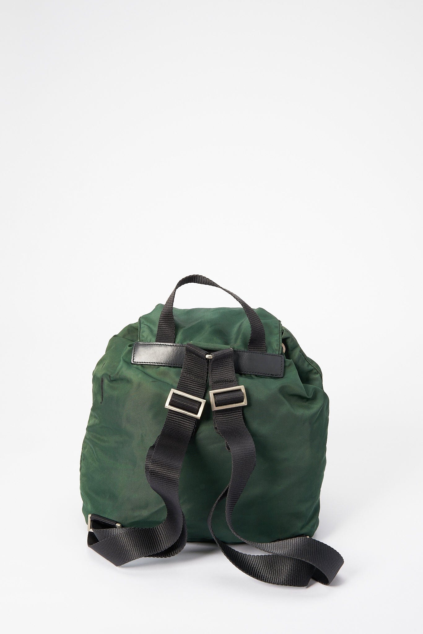 Prada Green Nylon Backpack