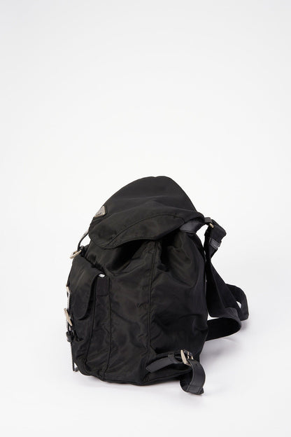 Prada Black Nylon Backpack