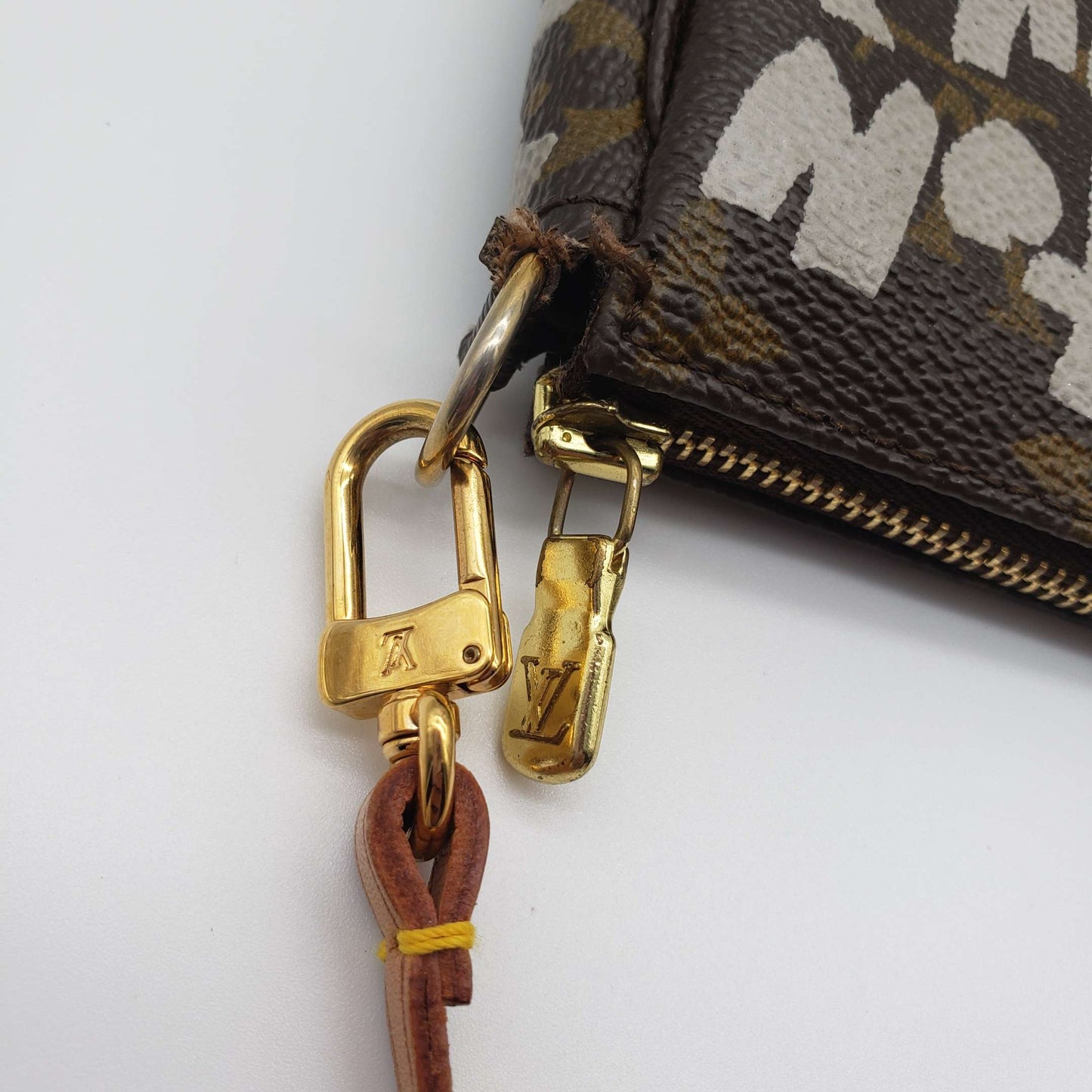 Louis Vuitton Accessories Brown Monogram Graffiti Hand Bag