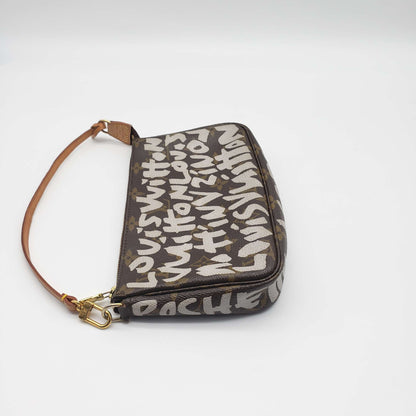 Louis Vuitton Accessories Brown Monogram Graffiti Hand Bag