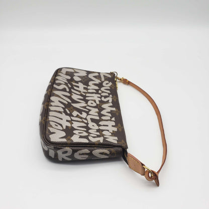 Louis Vuitton Accessories Brown Monogram Graffiti Hand Bag