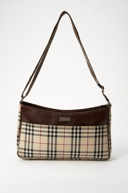 Vintage Burberry Crossbody Bag with Webbing Strap