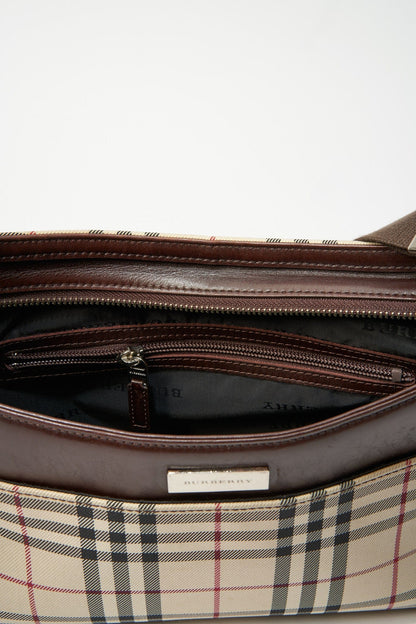 Vintage Burberry Crossbody Bag with Webbing Strap