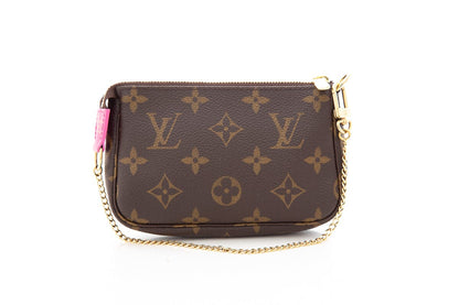 Louis Vuitton Brown Canvas Monogram & Multicolor Holiday Pochette