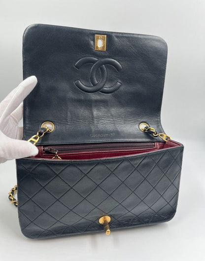 Vintage Black Chanel Flap Bag