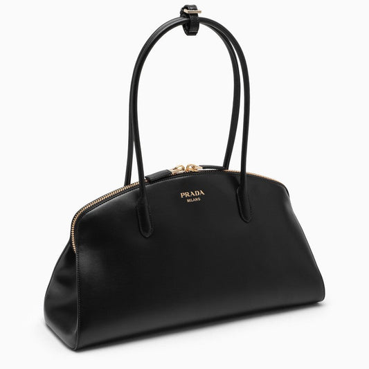 Prada Black Leather Handbag Women