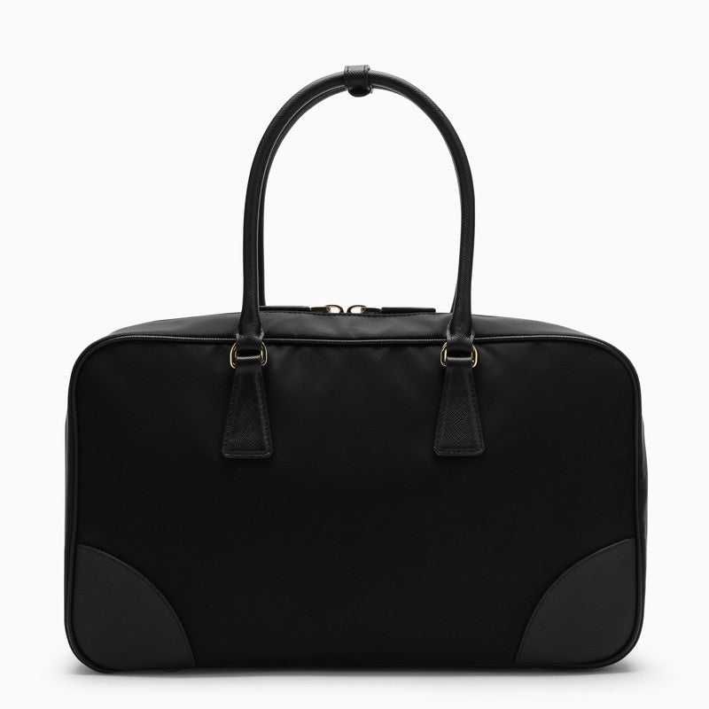 Prada Re-Edition 1978 Re-Nylon And Saffiano Large Black Top Case Women