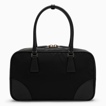 Prada Re-Edition 1978 Re-Nylon And Saffiano Medium Black Top Case Women