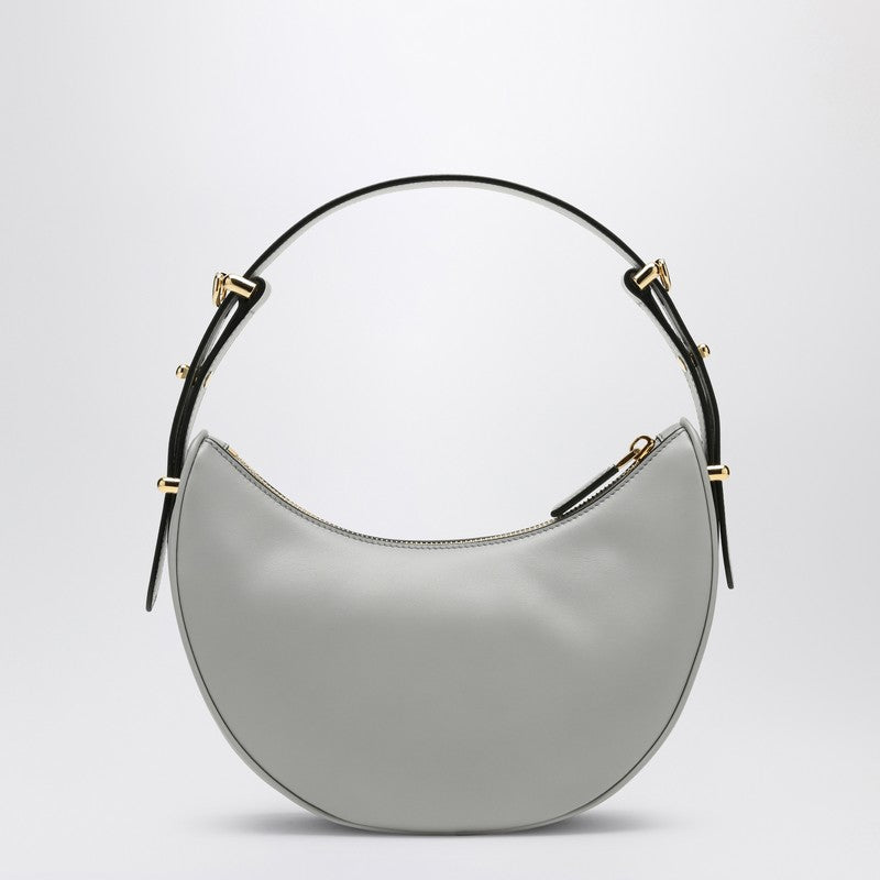 Prada Light Grey Leather Prada Arqué Bag Women