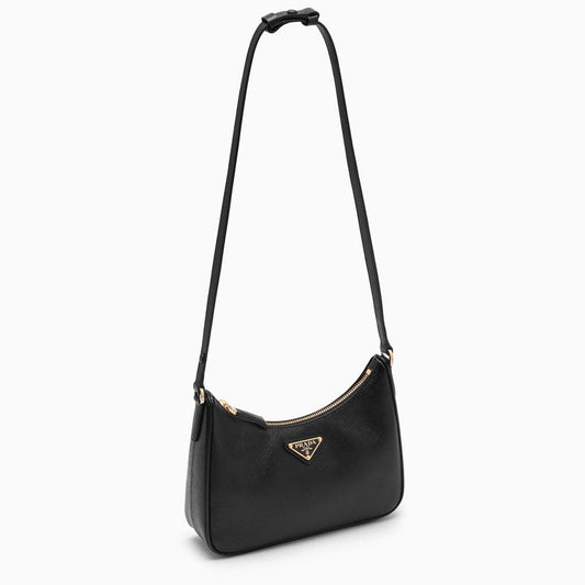 Prada Re-Edition Black Mini Bag In Saffiano Women