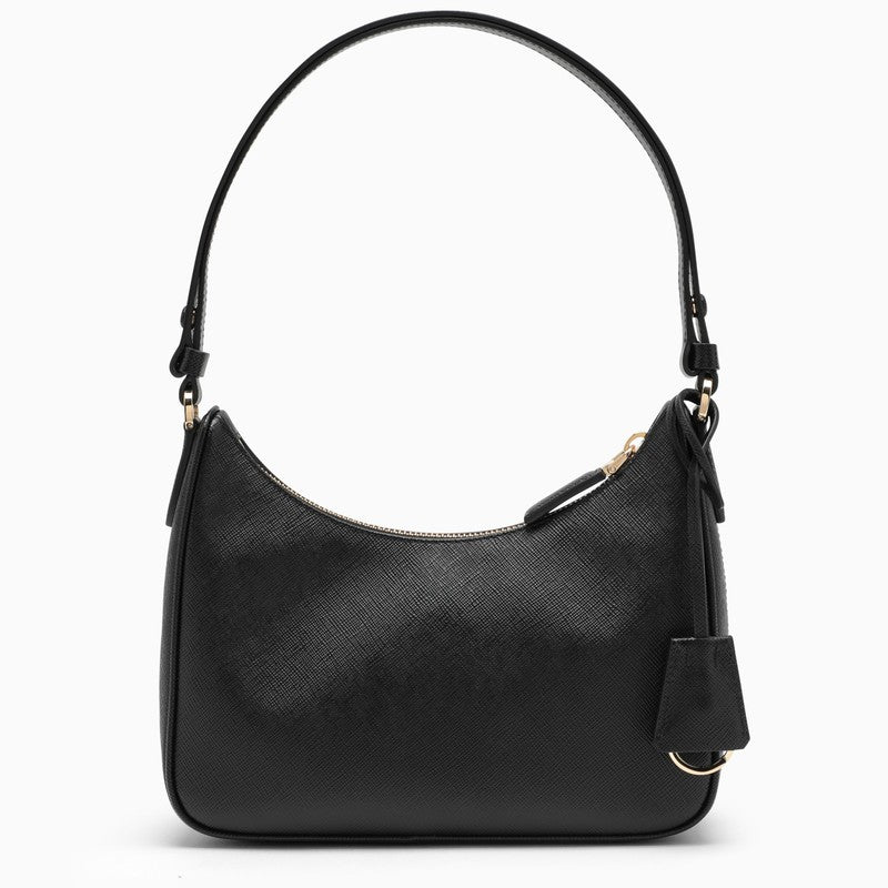 Prada Re-Edition Black Mini Bag In Saffiano Women