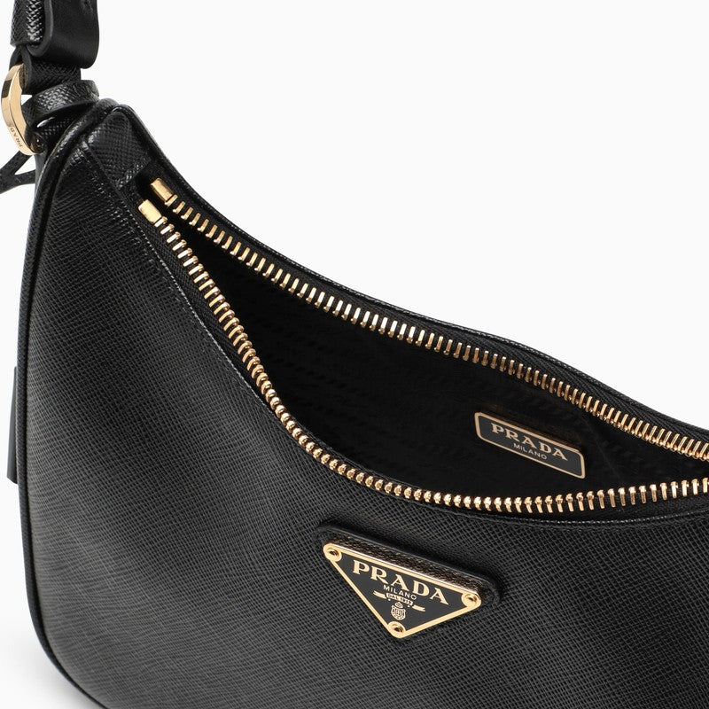 Prada Re-Edition Black Mini Bag In Saffiano Women