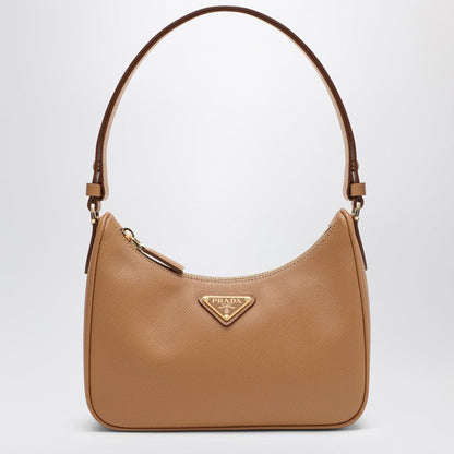 Prada Re-Edition Beige Mini Bag In Saffiano Women