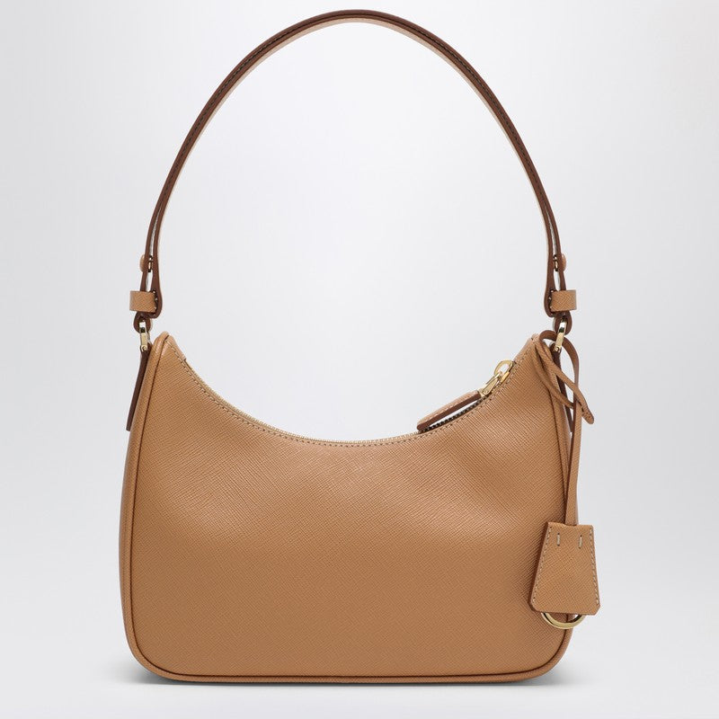 Prada Re-Edition Beige Mini Bag In Saffiano Women