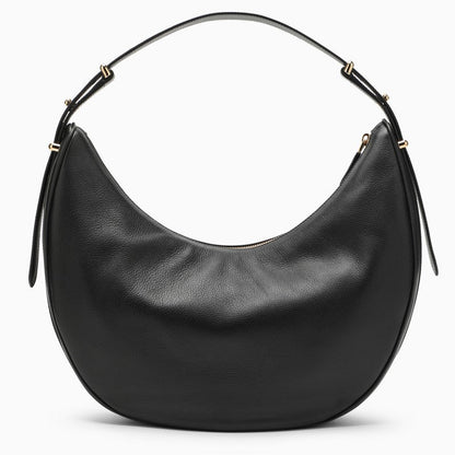 Prada Prada Arqué Black Large Leather Shoulder Bag Women