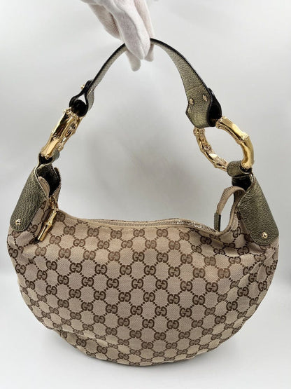 Vintage Gucci Bamboo Hobo Bag