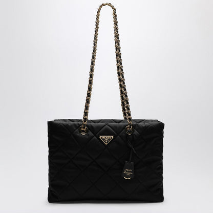 Prada Re-Edition 1995 Chaîne Large Black Re-Nylon Bag Women