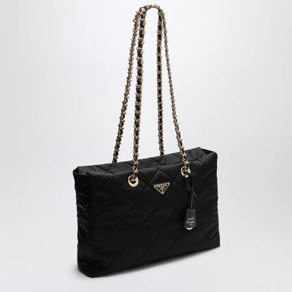 Prada Re-Edition 1995 Chaîne Large Black Re-Nylon Bag Women