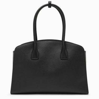 Prada Large Handbag In Black Saffiano Women