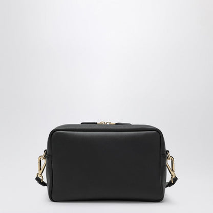 Prada Black Leather Camera Bag With Logo Women