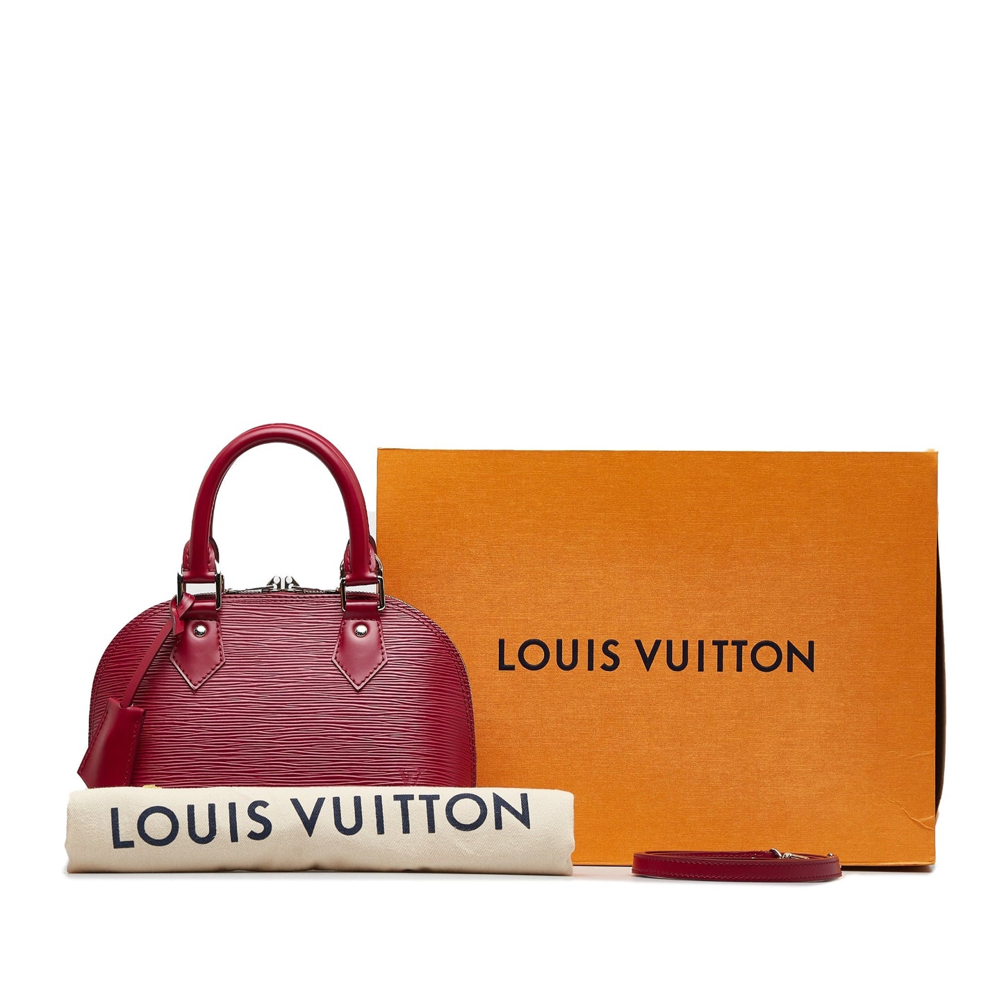 Louis Vuitton Alma BB Red Epi