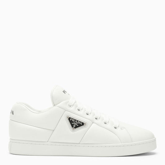 Prada Low White Leather Trainer Women