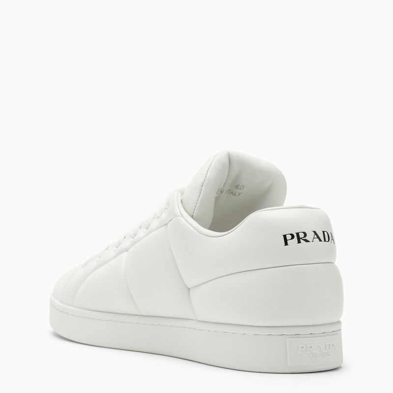 Prada Low White Leather Trainer Women