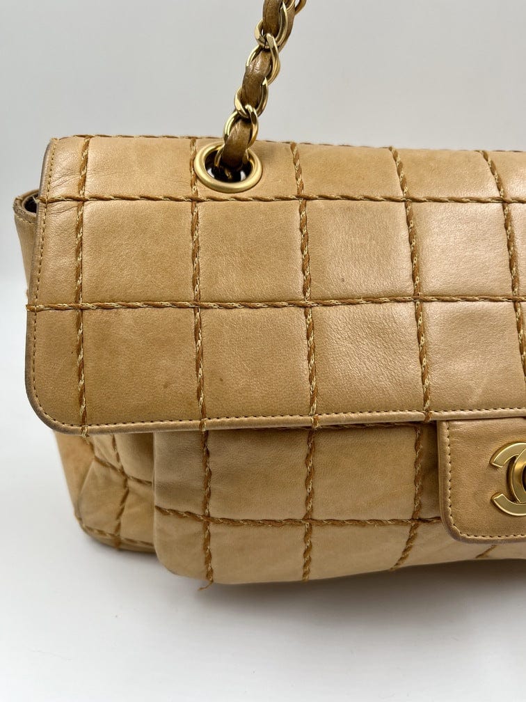 Vintage Chanel Chocolate Flap Bag