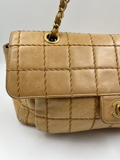 Vintage Chanel Chocolate Flap Bag