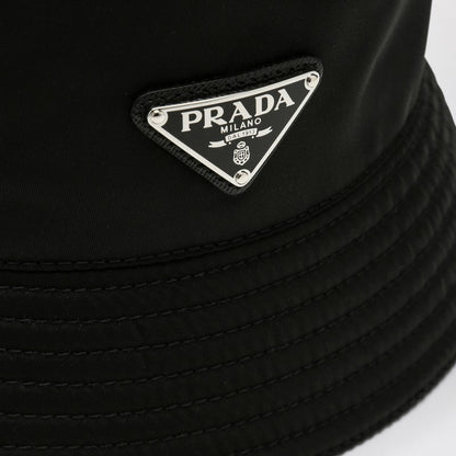 Prada Black Nylon Bucket Hat Women