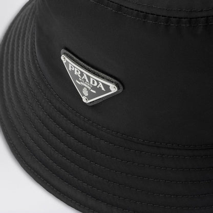 Prada Black Nylon Bucket Hat Women