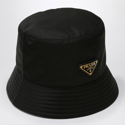 Prada Black Re-Nylon Bucket Hat Women