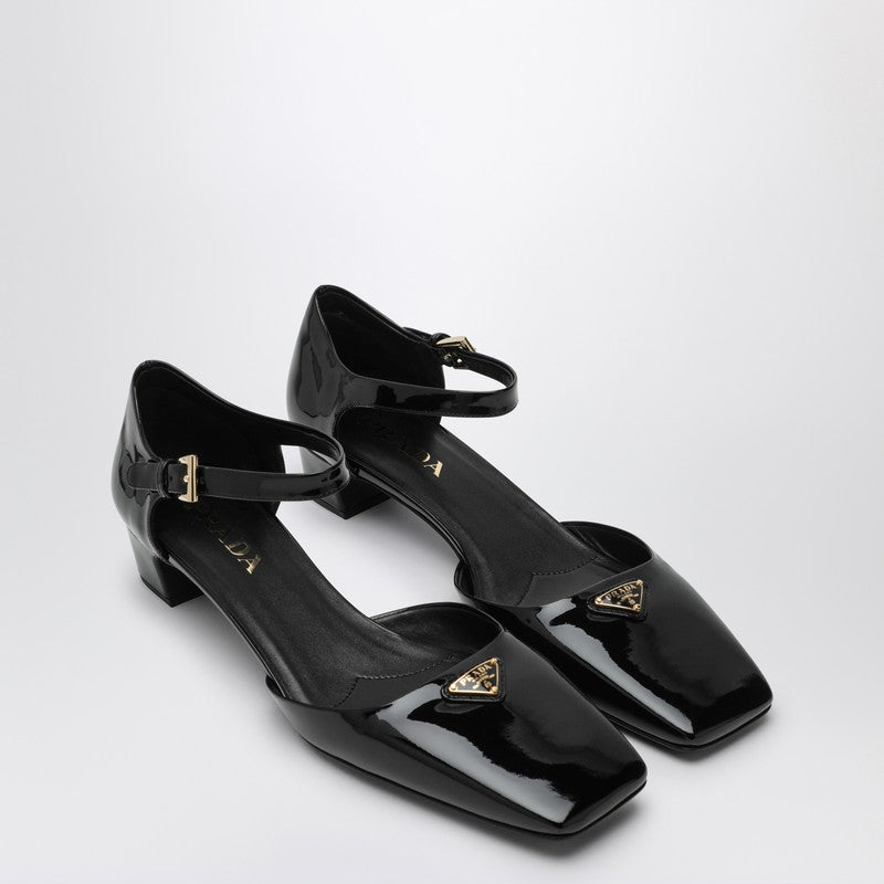 Prada Black Patent Leather Décolleté Women