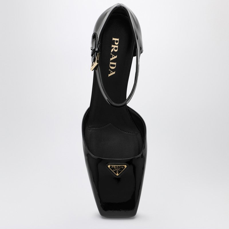 Prada Black Patent Leather Décolleté Women