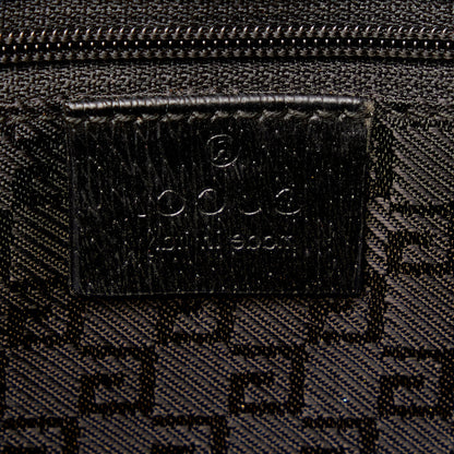 Black Gucci Canvas Tote Bag