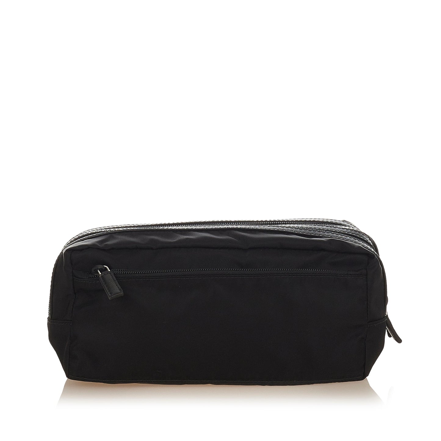 Prada Tessuto Clutch Black Nylon Canvas