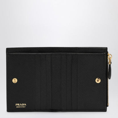 Prada Black Saffiano Leather Wallet Women