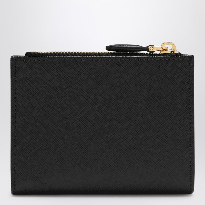 Prada Black Saffiano Leather Wallet Women