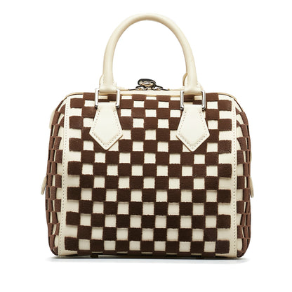 LOUIS VUITTON Damier Cubic Speedy Cube PM Handbag