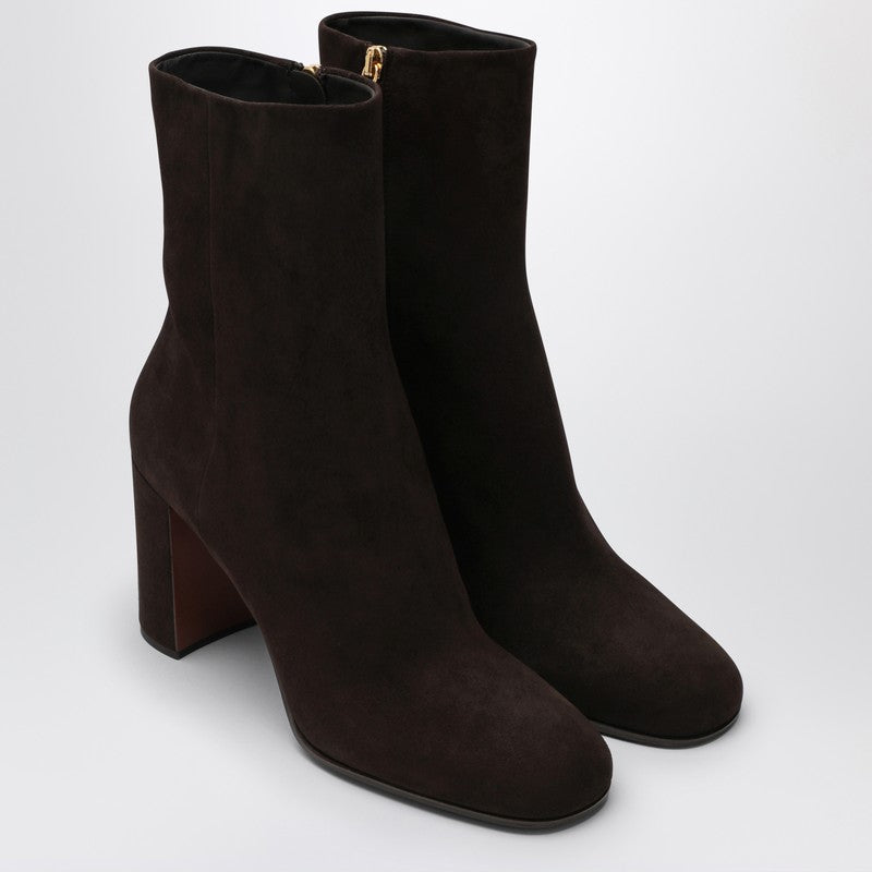 Prada Dark Brown Suede Boot Women