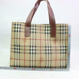 Brand Inspired Burberry London Tote Bag Light Brown PVC